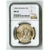 Image 1 : Canada: 1 Dollar, 1935; KM-30. NGC Graded MS 63.