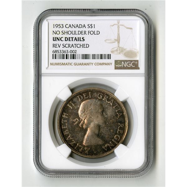 Canada: 1 Dollar, 1959; KM-54. NGC Graded Unc Details.