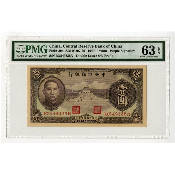 Central Reserve Bank of China, 1940, Issued Banknote