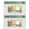 Image 1 : Banque Nationale, ND (1988), Pair of Sequential Issued Banknotes