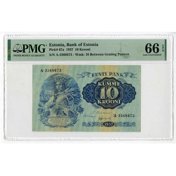 Bank of Estonia, 1937 Issued Banknote