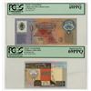 Image 1 : Central Bank of Kuwait, L.1968(1994)-1993, Pair of Issued Banknotes