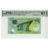 Image 1 : Bank of Papua New Guinea, 2013 "Serial #2", P-28c, Polymer Commemorative Banknote