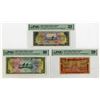 Image 1 : Saudi Arabian Monetary Agency, ND(1954)-ND(1956), Trio of Issued Banknotes