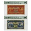 Image 1 : Government of Trinidad and Tobago, 1939-49, Pair of Issued Banknotes