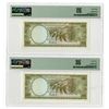 Image 2 : Yemen Arab Republic, Currency Board, ND (1971) Sequential Banknote Pair