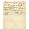 Image 1 : Colonial New York, 1784, Handwritten Receipt Mentioning John Suffern and New Emission Money