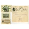 Image 1 : Western Bank Note and Engraving Co., 1890-1930s, Advertising Cards and Order Form Quartet.