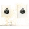 Image 1 : G.F.C. Smillie Signed Proof Engraved Pair with Variations, Engraved in 1877, when he was only 24 yea