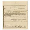 Image 1 : Bank of Germantown, 1815 I/U Stock Certificate.