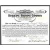 Image 1 : Duquesne Brewing Co., 1907 I/U Stock Certificate