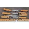 Image 1 : LOT OF 7 - VINTAGE SORBY SHEFFIELD CARVING CHISELS
