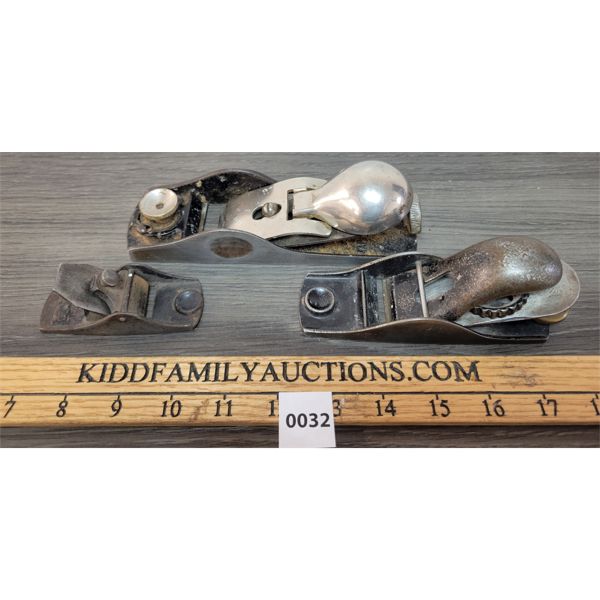 LOT OF 3 - BLOCK PLANERS