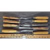 Image 1 : LOT OF 9 - S.J & SA FINE CARVING CHISELS
