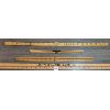 Image 1 : LOT OF 3 - BOXWOOD & BRASS 2 & 3 FT 4-FOLD RULERS