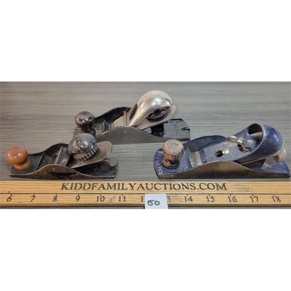 LOT OF 3 - STANLEY BLOCK PLANES