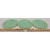 Image 1 : LOT OF 3 - FIRE KING JADEITE PLATES