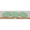 Image 1 : LOT OF 3 - FIRE KING JADEITE PLATES
