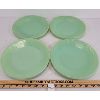 Image 1 : LOT OF 4 - FIRE KING JADEITE PLATES 