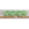 Image 1 : LOT OF 4 - FIRE KING JADEITE CUPS