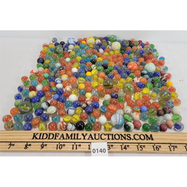 LARGE QTY MARBLES
