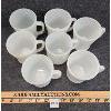 Image 2 : LOT OF 7 - WHITE ANCHOR HOCKING FIRE KING MUGS