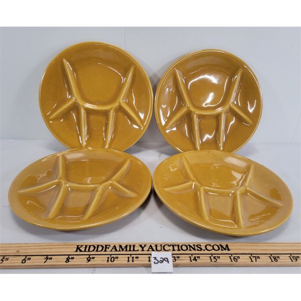 LOT OF 4 - BEAUCE CANADA POTTERY FONDUE BOWLS