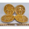 Image 1 : LOT OF 4 - BEAUCE CANADA POTTERY FONDUE BOWLS