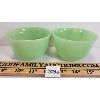 Image 3 : LOT OF 4 - FIRE KING JADEITE MUGS W/ SAUCERS