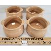Image 2 : LOT OF 4 - BEAUCE CANADA POTTERY BEAN POTS