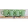 Image 1 : LOT OF 4 - FIRE KING JADEITE MUGS