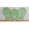 Image 1 : LOT OF 6 - FIRE KING JADEITE BOWLS, DINNER & SIDE PLATES - SEE ALL PICS