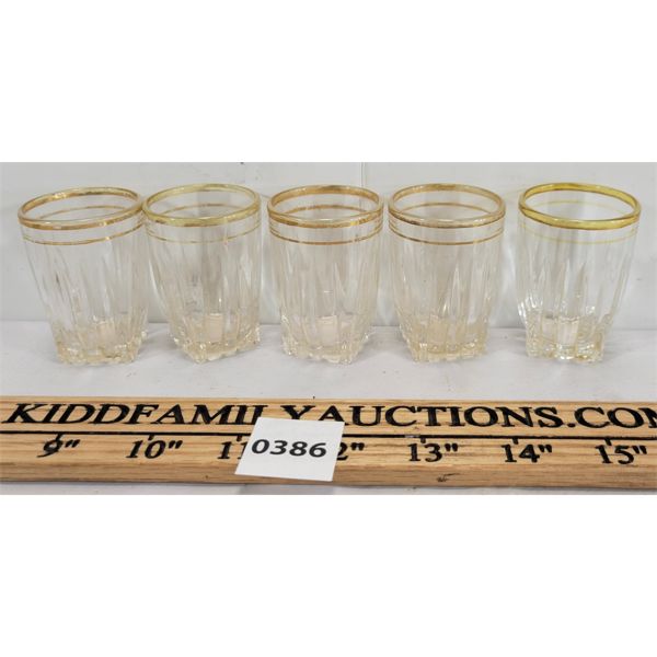 LOT OF 5 - FEDERAL SHOT GLASSES