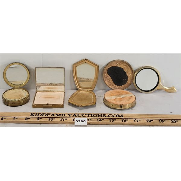 LOT OF 5 - COMPACT MIRRORS