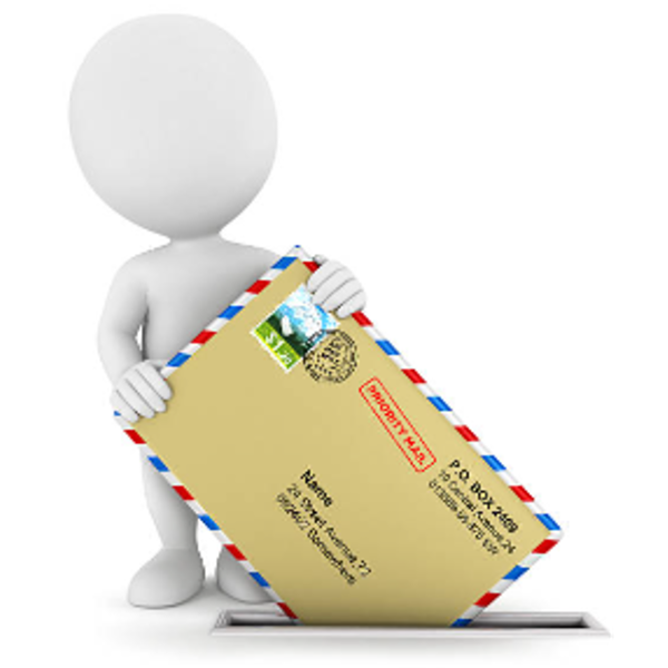 INVOICES ARE SENT OUT AT THE COMPLETION OF THE SALE.