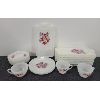 Image 1 : LOT OF 24 - FIRE KING PRIMROSE TEA SET - INCL PICKLE PLATES 