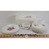 Image 2 : LOT OF 24 - FIRE KING PRIMROSE TEA SET - INCL PICKLE PLATES 