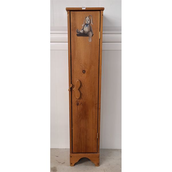 PINE CHILDRENS TOY CABINET 