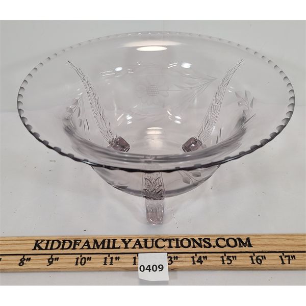 ETCHED CORNFLOWER BOWL 