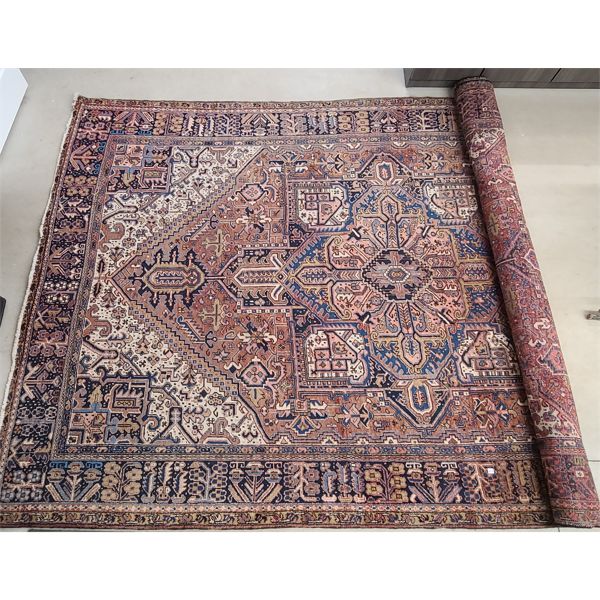 HAND WOVEN AREA RUG 