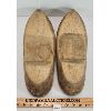 Image 5 : PAIR OF HAND CARVED WOODEN DUTCH CLOGS 