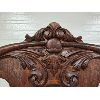 Image 2 : CARVED OAK HALL SEAT W/ MIRROR & STORAGE