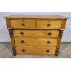 Image 1 : MAPLE (?) FIVE DRAWER DRESSER W/ SQUARE NAILS - SEE ALL PICS