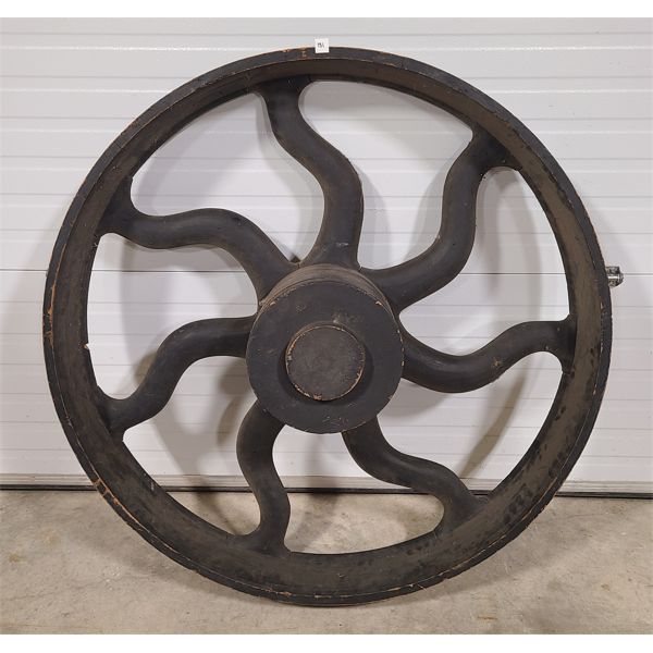 WOOD SPOKE BELT WHEEL