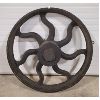 Image 1 : WOOD SPOKE BELT WHEEL