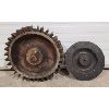 Image 1 : LOT OF 2 - WOOD COG WHEEL GEARS