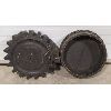 Image 3 : LOT OF 2 - WOOD COG WHEEL GEARS