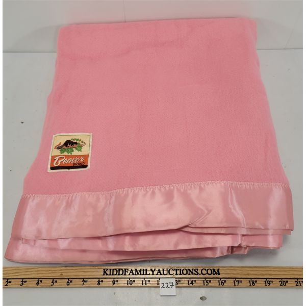 BEAVER BRAND WOOL BLANKET