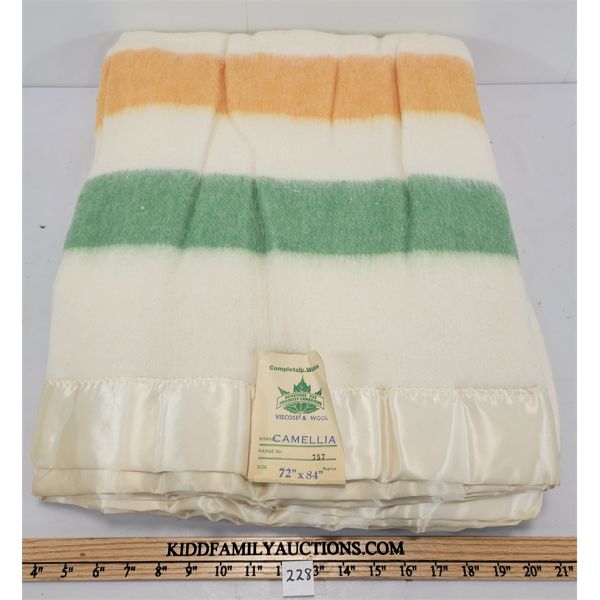 CAMELLIA BRAND WOOL BLANKET
