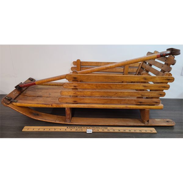 CHILD'S TORPEDO SLED - MADE IN CANADA
